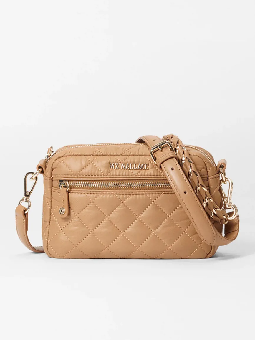 MZ Wallace Mini Crosby in Caramel Oxford