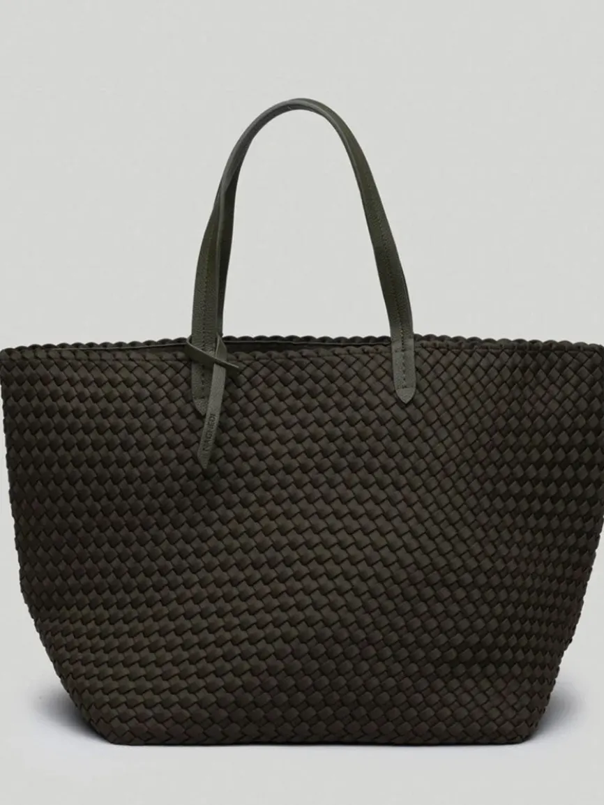 Naghedi Jetsetter Large Tote in Solid Olive