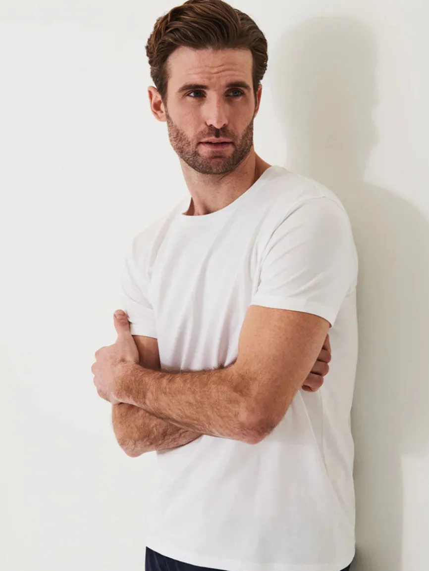 Patrick Assaraf Iconic T-Shirt in White