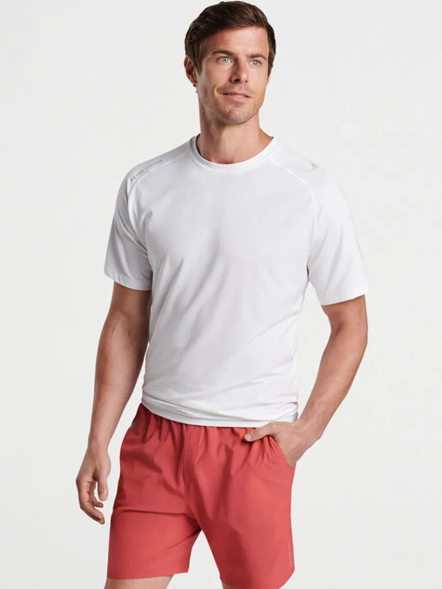Peter Millar Aurora Performance T-Shirt in White