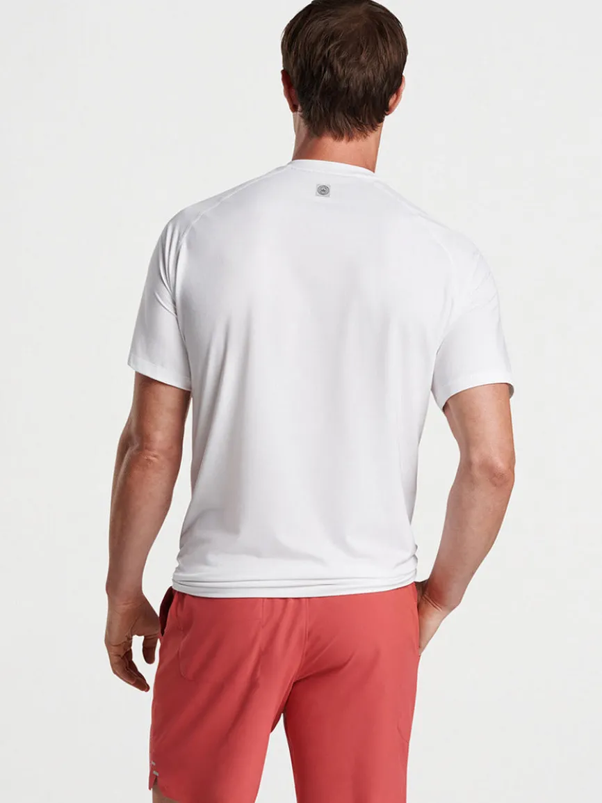 Peter Millar Aurora Performance T-Shirt in White