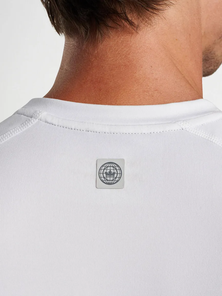 Peter Millar Aurora Performance T-Shirt in White
