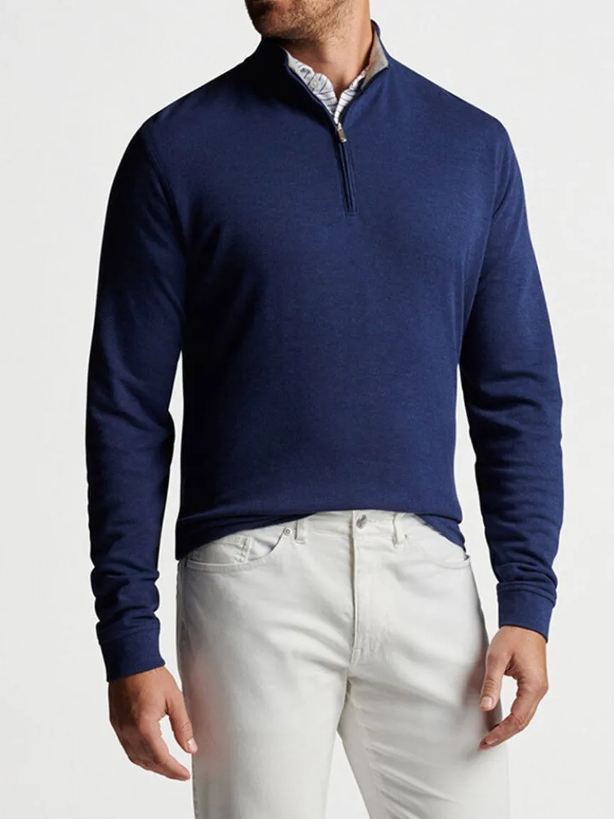 Peter Millar Crown Comfort Pullover in Navy