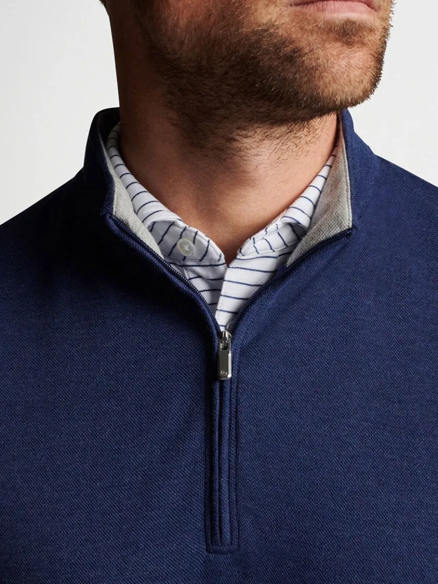 Peter Millar Crown Comfort Pullover in Navy