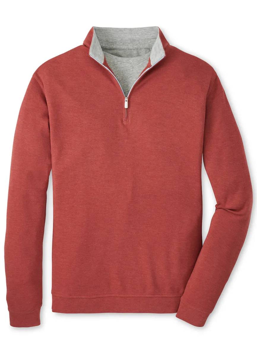 Peter Millar Crown Comfort Pullover in Sparrow Red