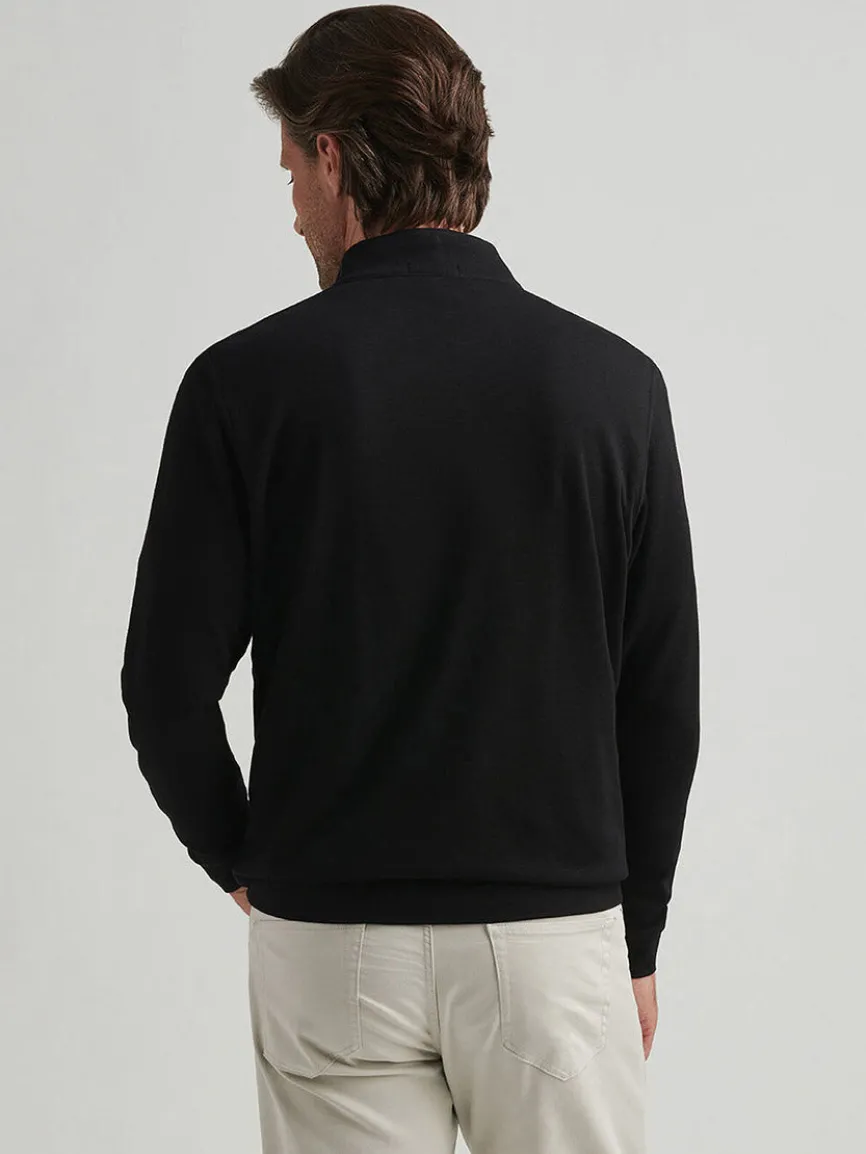 Peter Millar Crown Comfort Pullover in Black