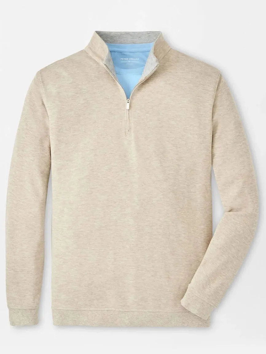 Peter Millar Crown Comfort Pullover in Stone