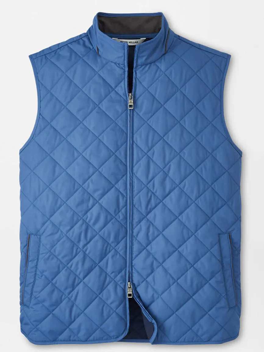 Peter Millar Essex Vest in Astral Blue