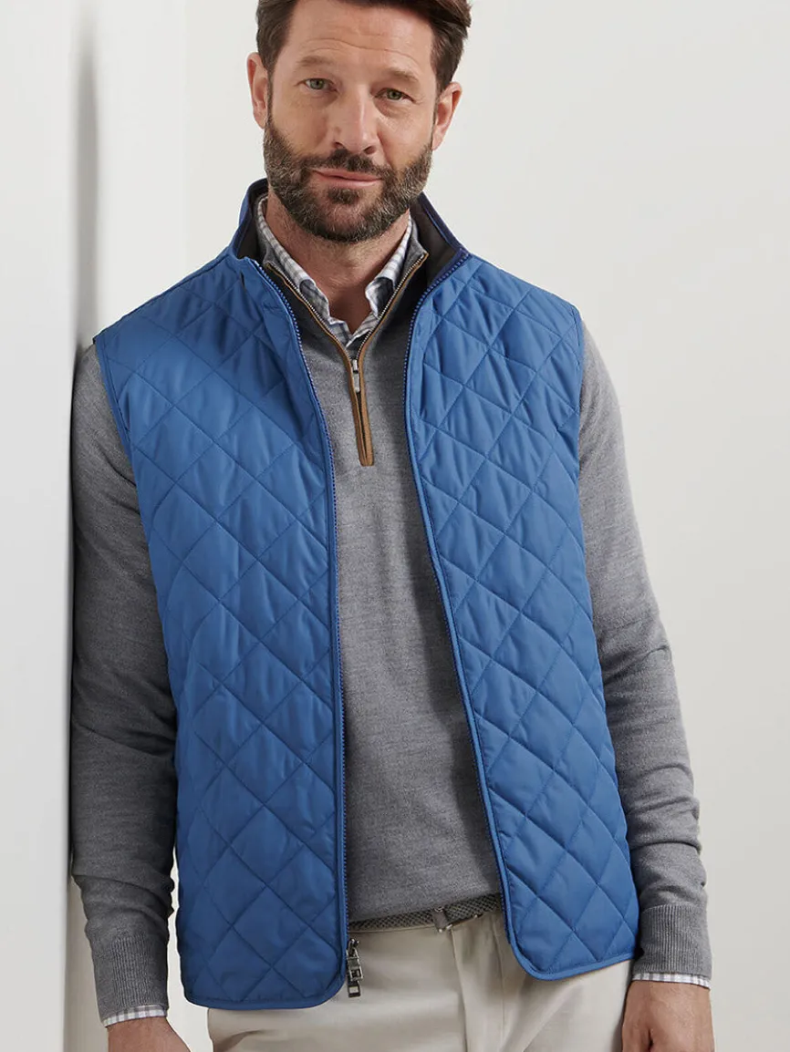 Peter Millar Essex Vest in Astral Blue