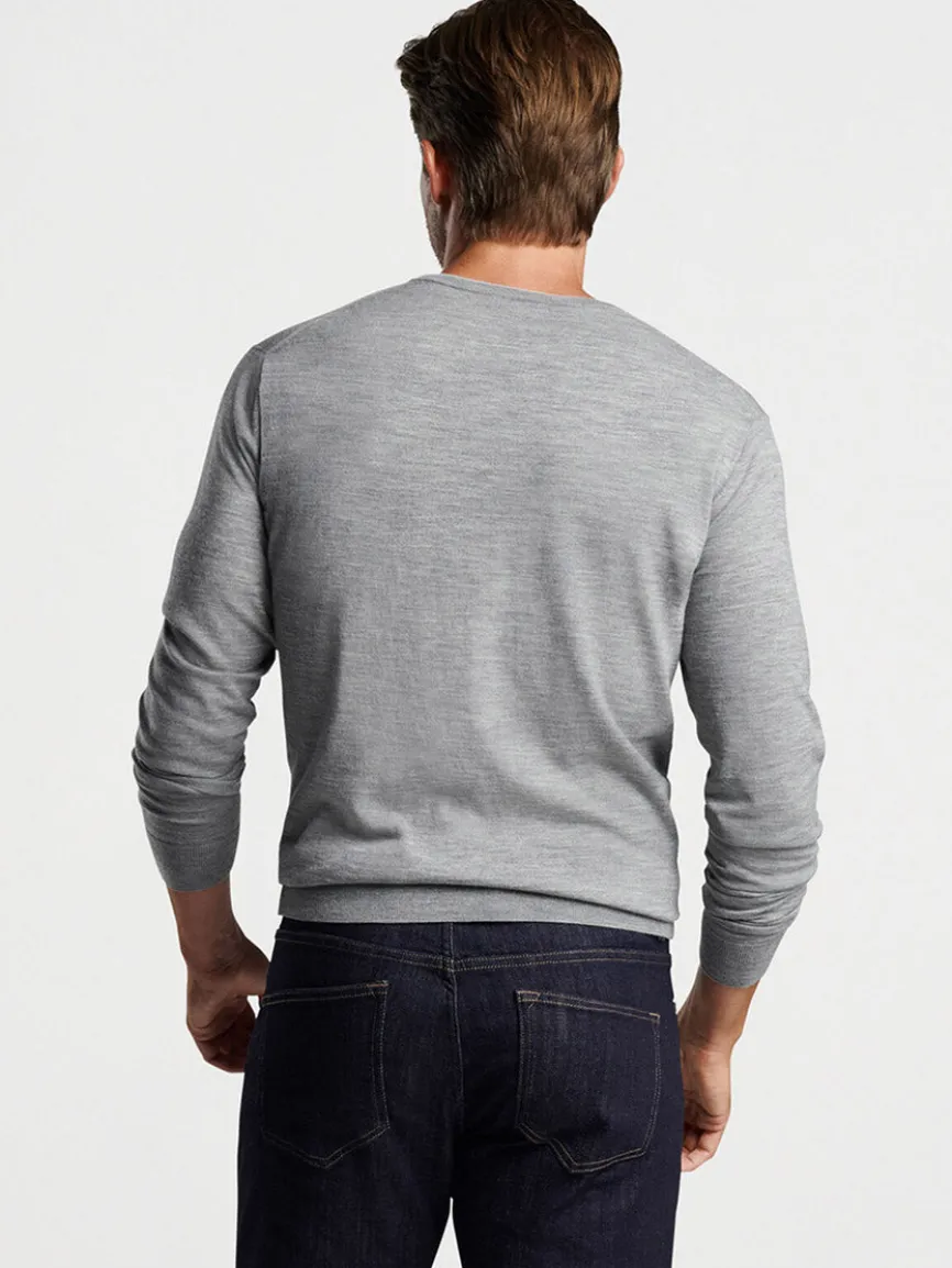 Peter Millar Excursionist Flex Crew in Gale Grey