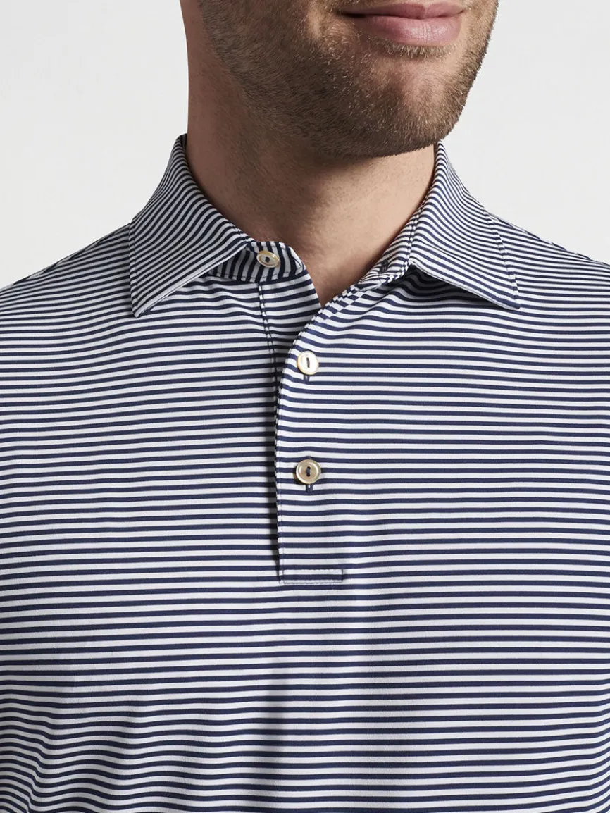 Peter Millar Hales Performance Jersey Polo in Navy