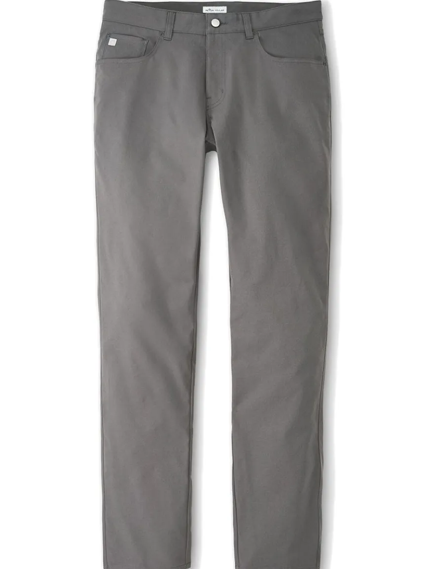 Peter Millar Performance Five-Pocket Pant in Iron