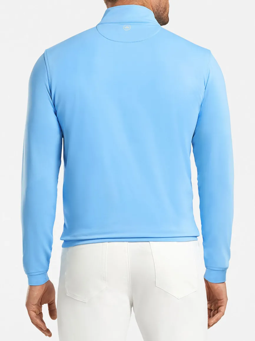Peter Millar Perth Performance Quarter-Zip in Cottage Blue