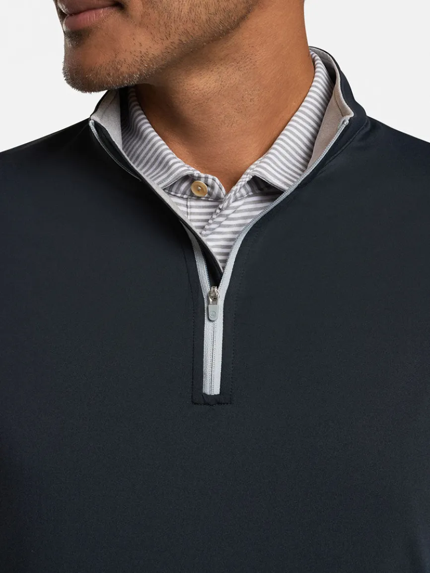 Peter Millar Perth Performance Quarter-Zip in Black