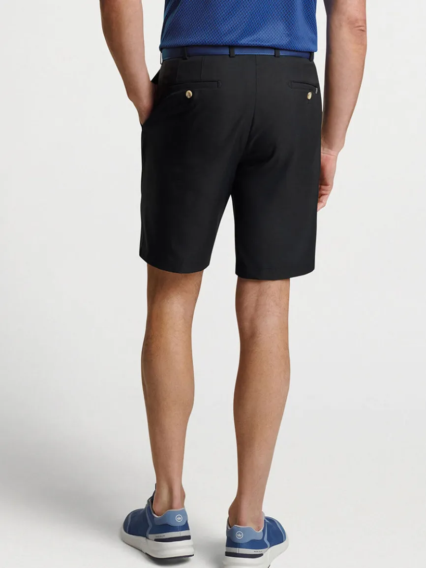 Peter Millar Salem Performance Short in Black