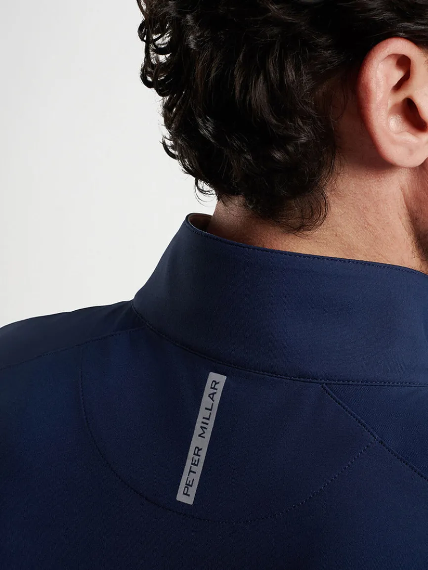 Peter Millar Stealth Performance Quarter-Zip in Navy