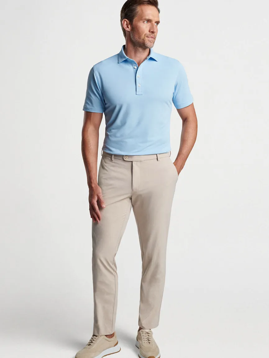 Peter Millar Surge Performance Trouser in Oatmeal