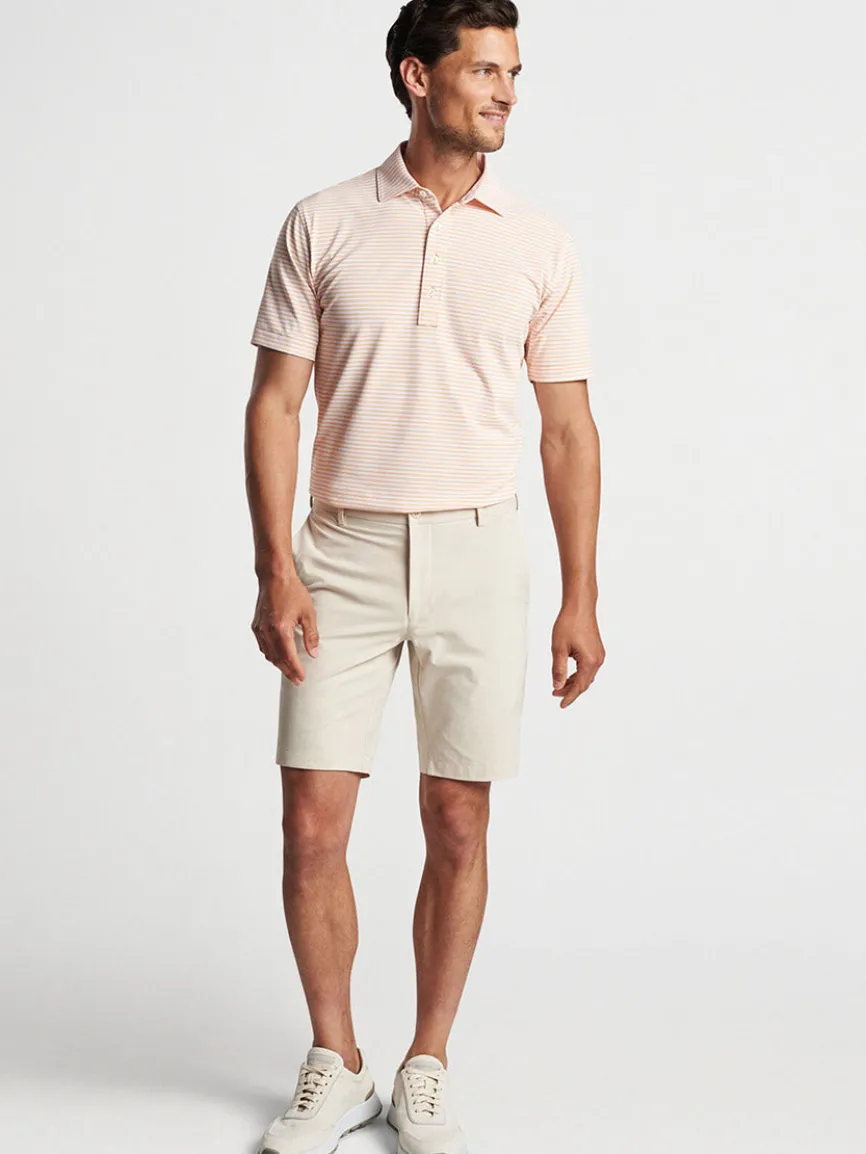 Peter Millar Surge Performance Short in British Cream