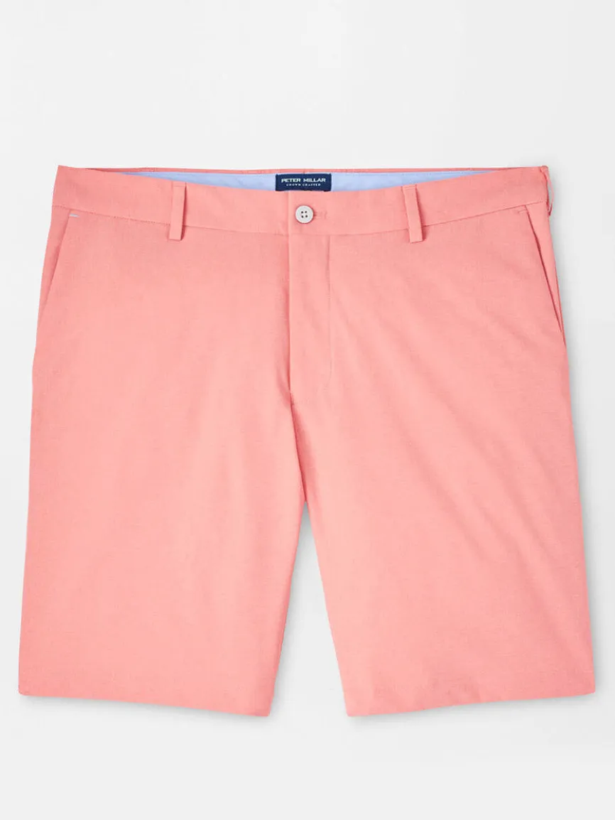 Peter Millar Surge Performance Short in Pink Crepe