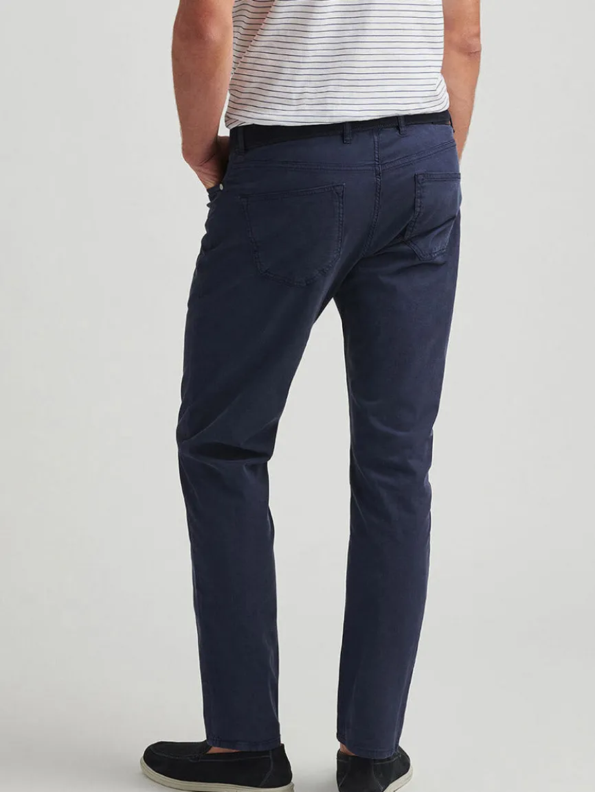 Peter Millar Wayfare Five-Pocket Pant in Navy