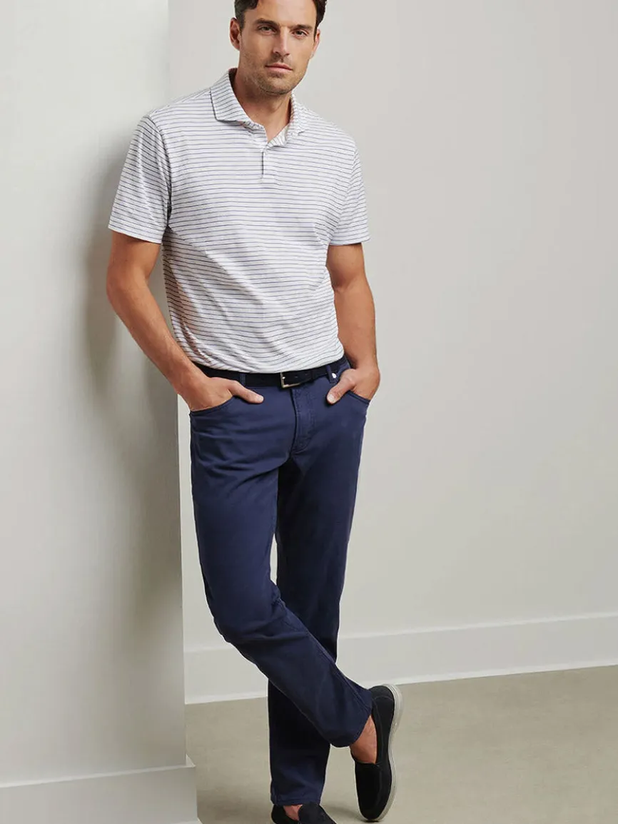 Peter Millar Wayfare Five-Pocket Pant in Navy