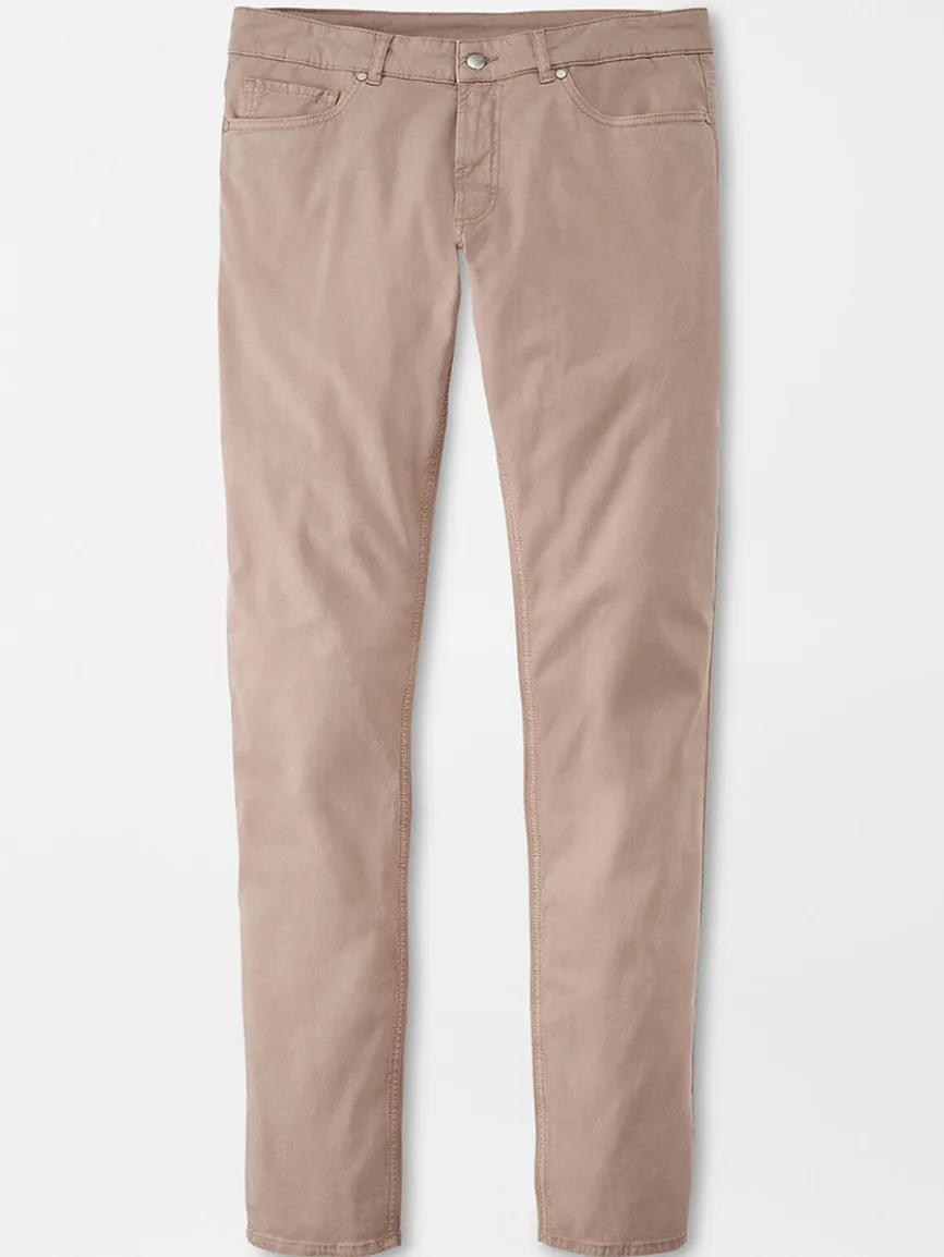 Peter Millar Wayfare Five-Pocket Pant in Khaki
