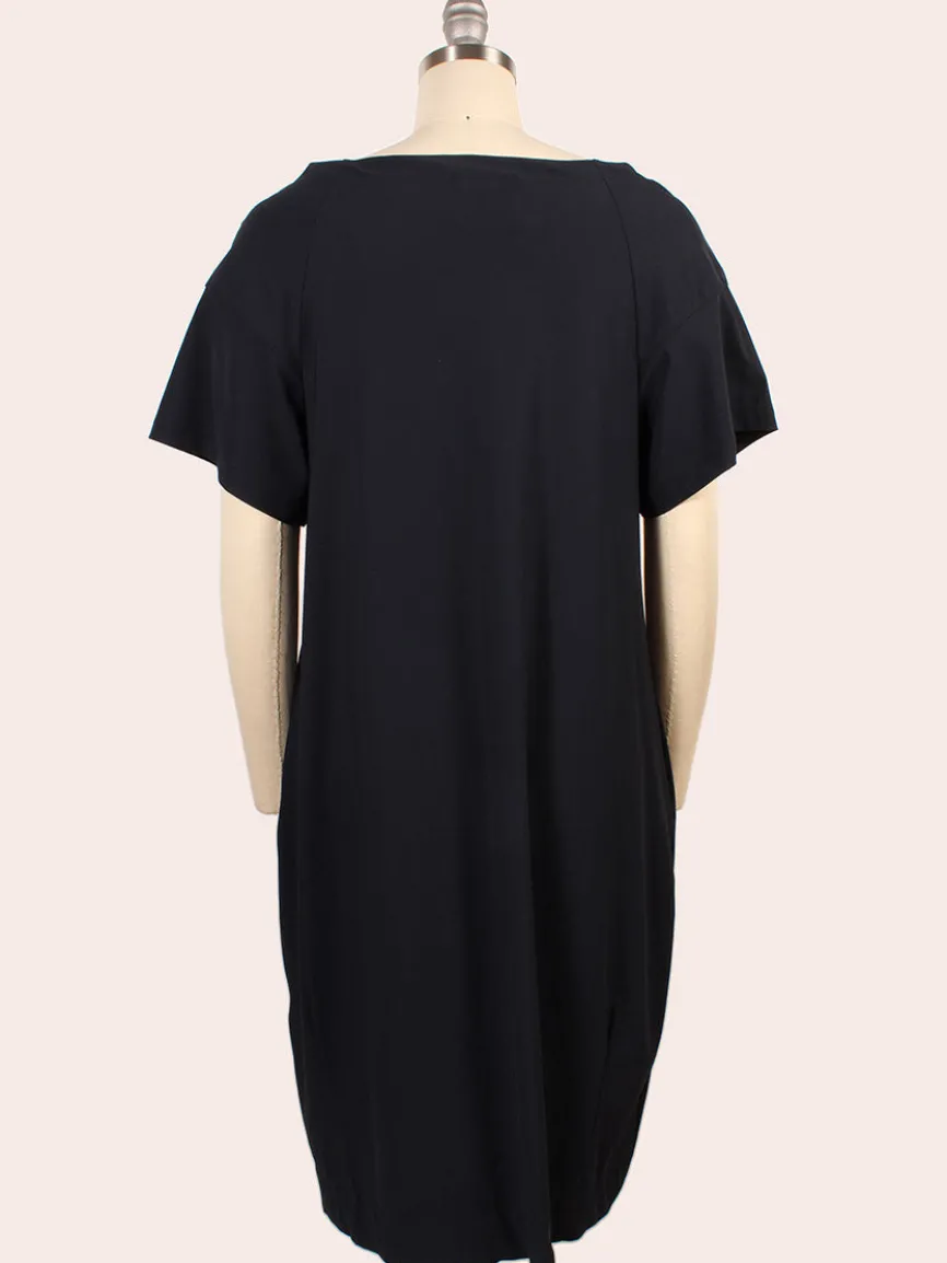 Porto Kimiko Flutter Sleeve Dress in Shadow