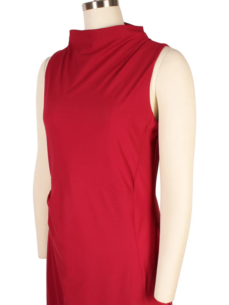 Porto Nina Dress in Garnet