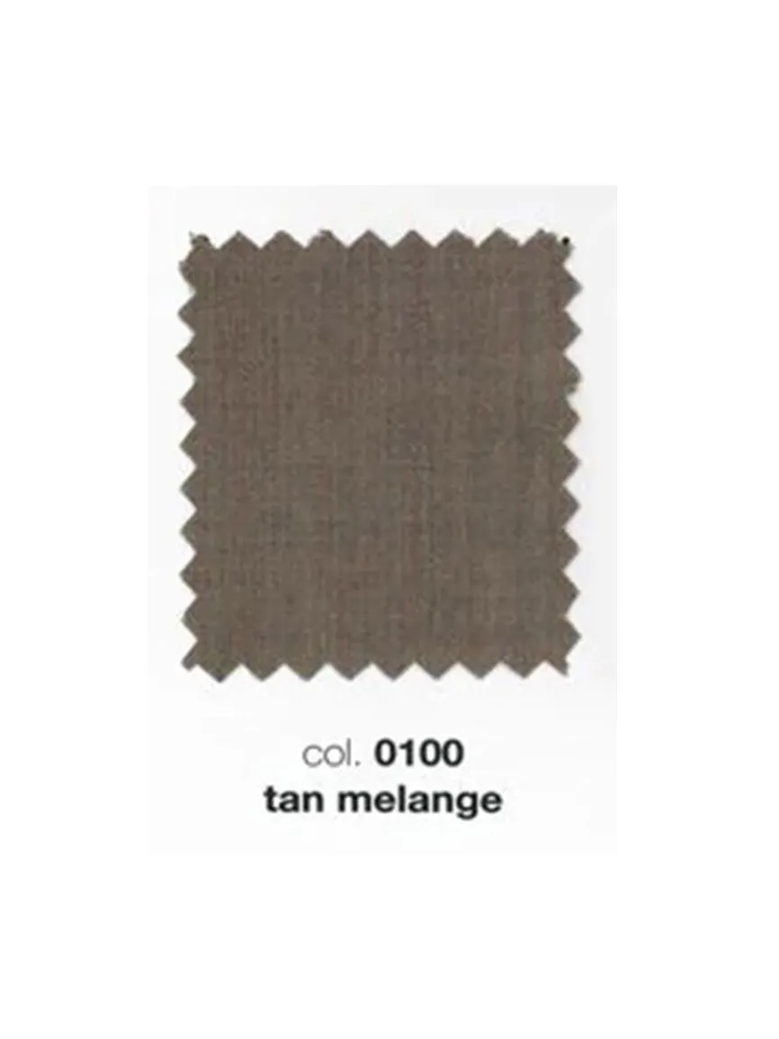 PT01 Estrato 120s Lux Wool Twill Trouser in Tan Melange