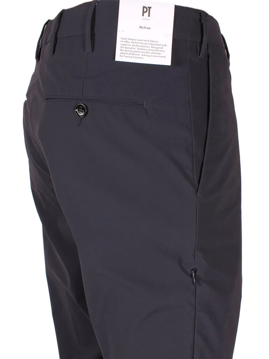 PT01 Kinetic Active Lux Trouser in Navy