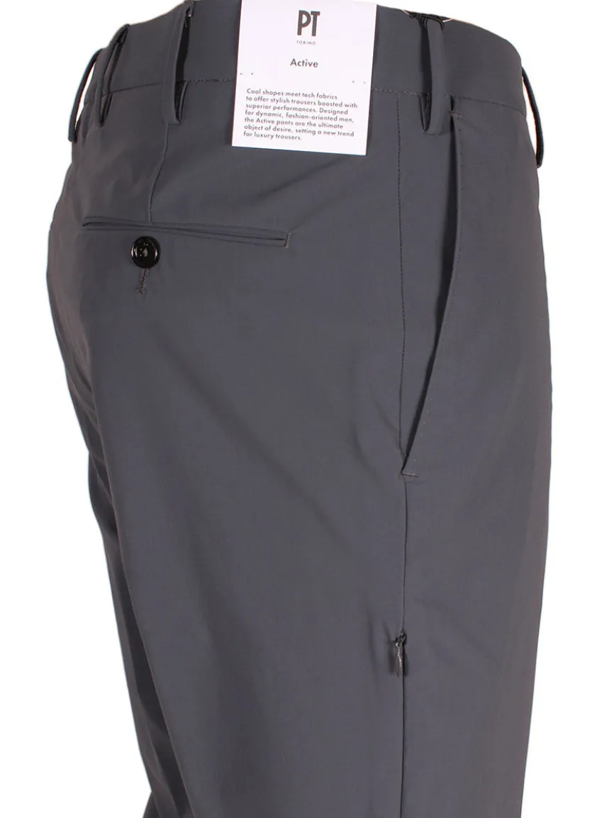 PT01 Kinetic Active Lux Trouser in Steel Grey