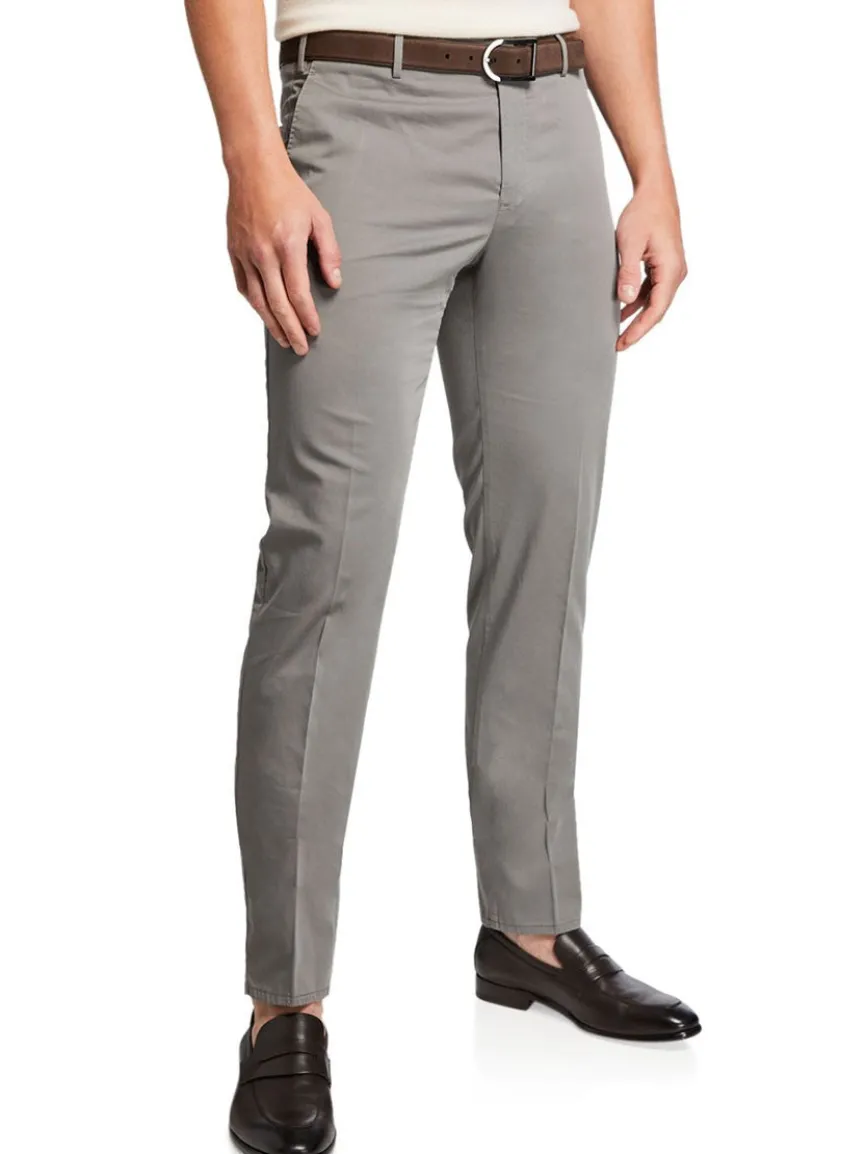 PT01 SilkOchino Stretch Trouser in Grey
