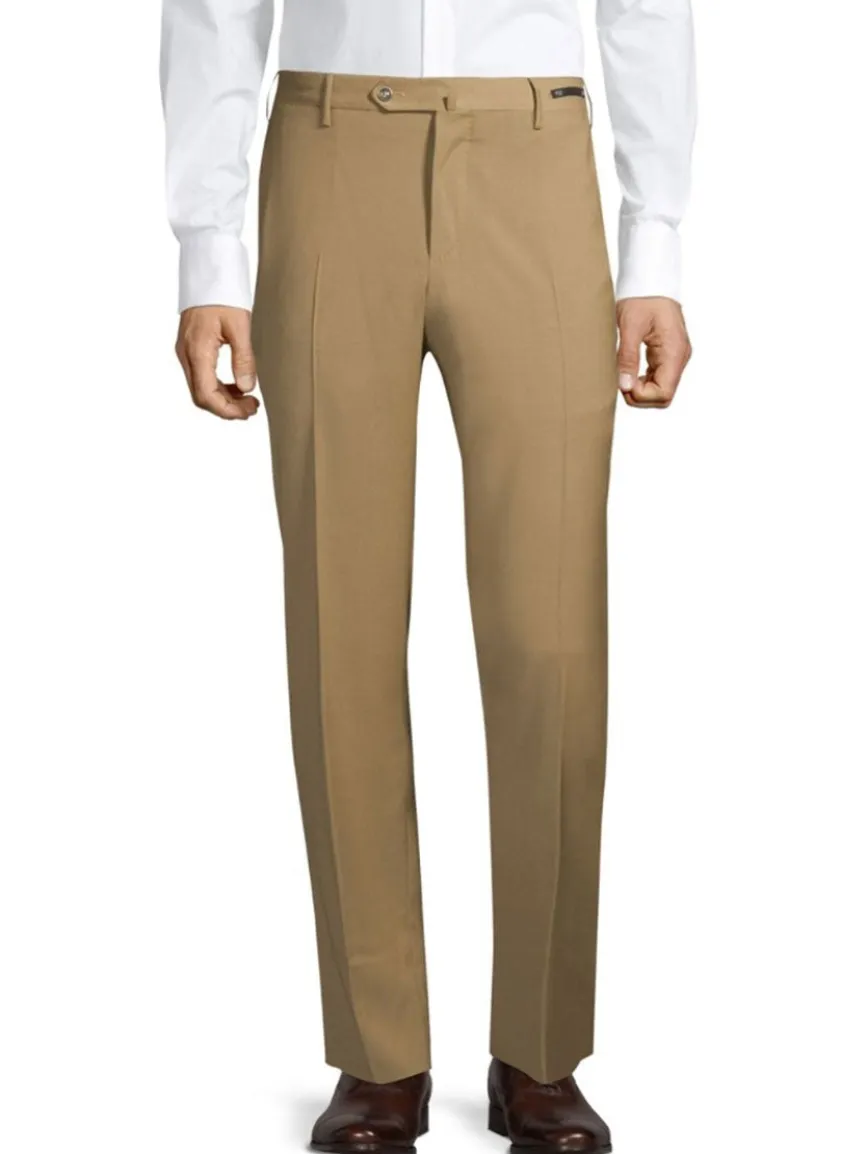 PT01 Travel Wool Performance Trousers in Classic Tan