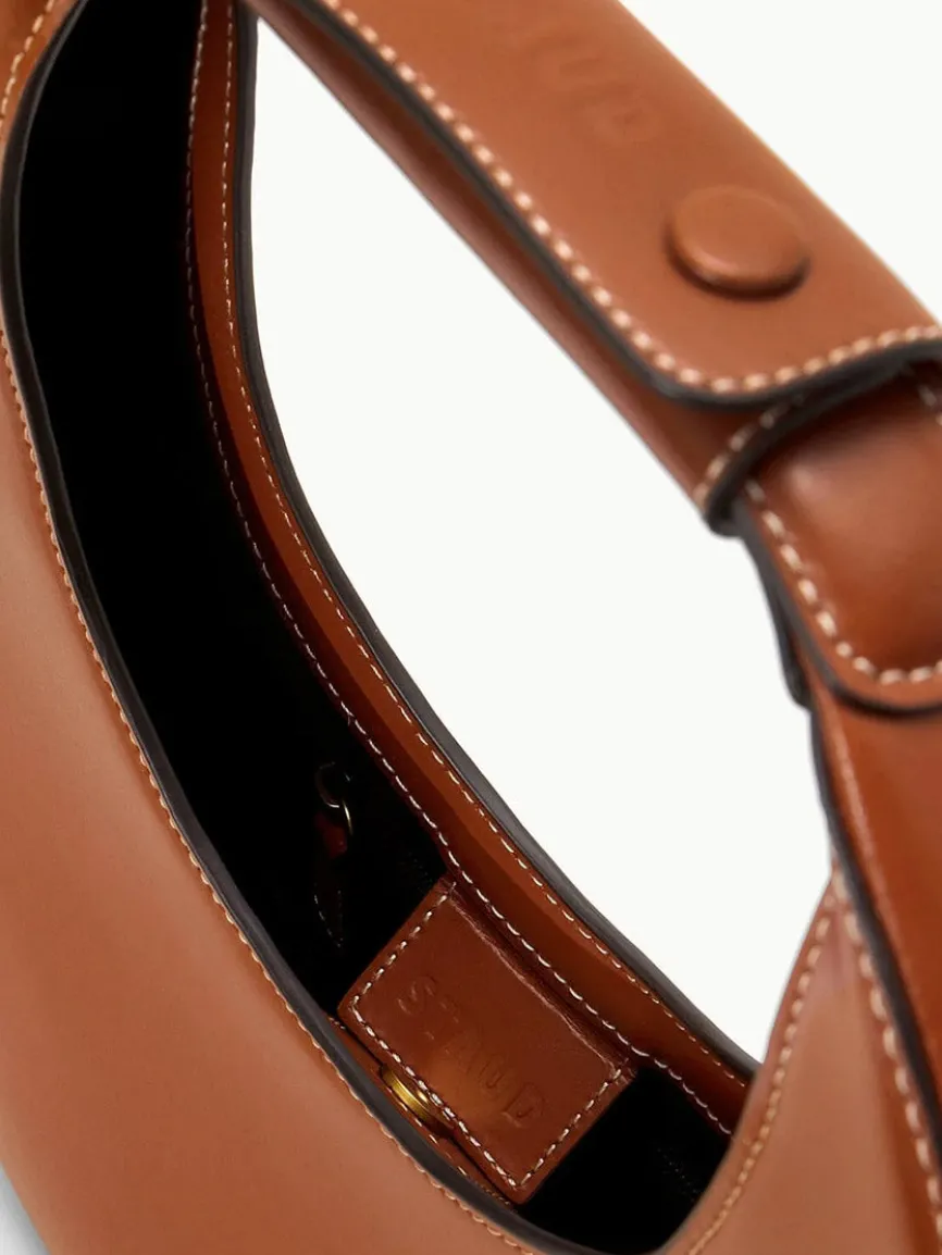STAUD Moon Tote Bag in Tan