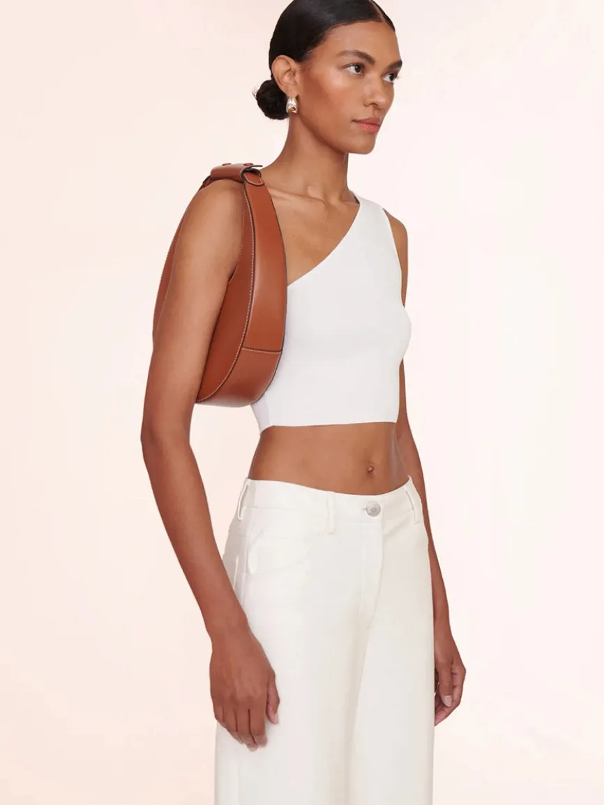 STAUD Moon Tote Bag in Tan