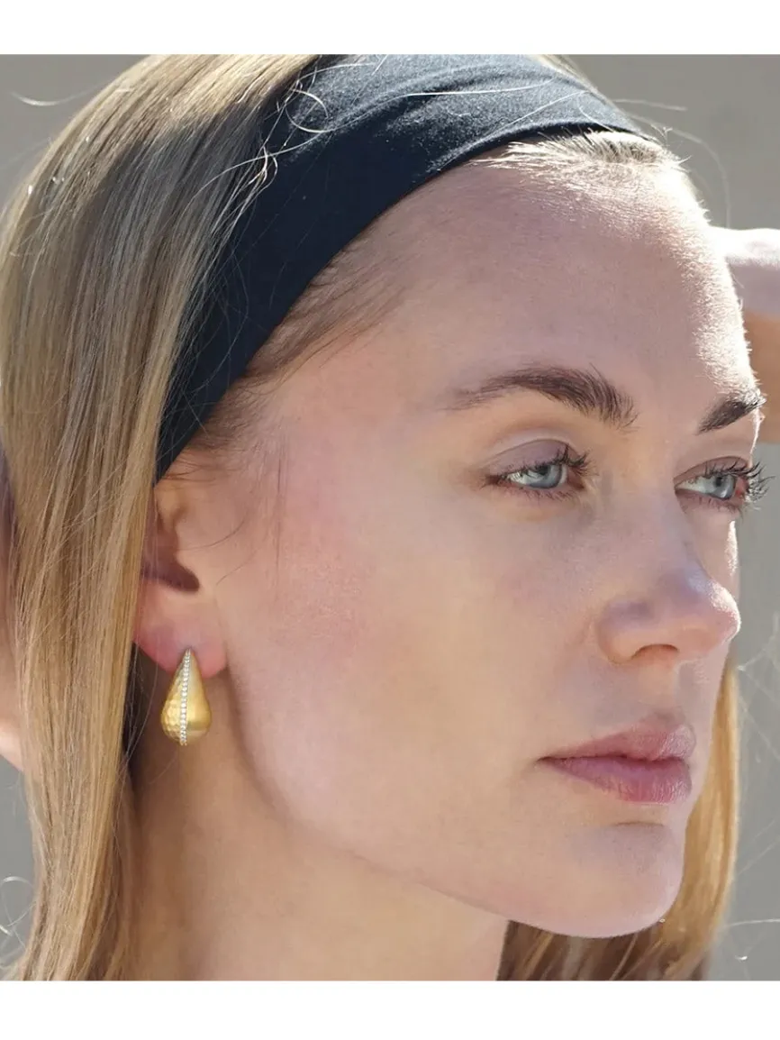 Tat2 Designs Gia Teardrop Earrings in Gold