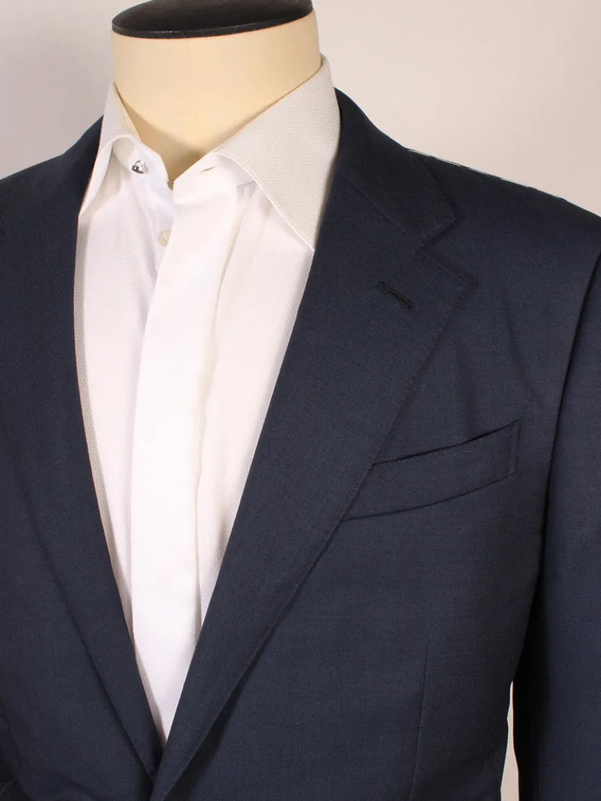 Zegna Dark Avio Blue Check Trofeo™ Wool Suit