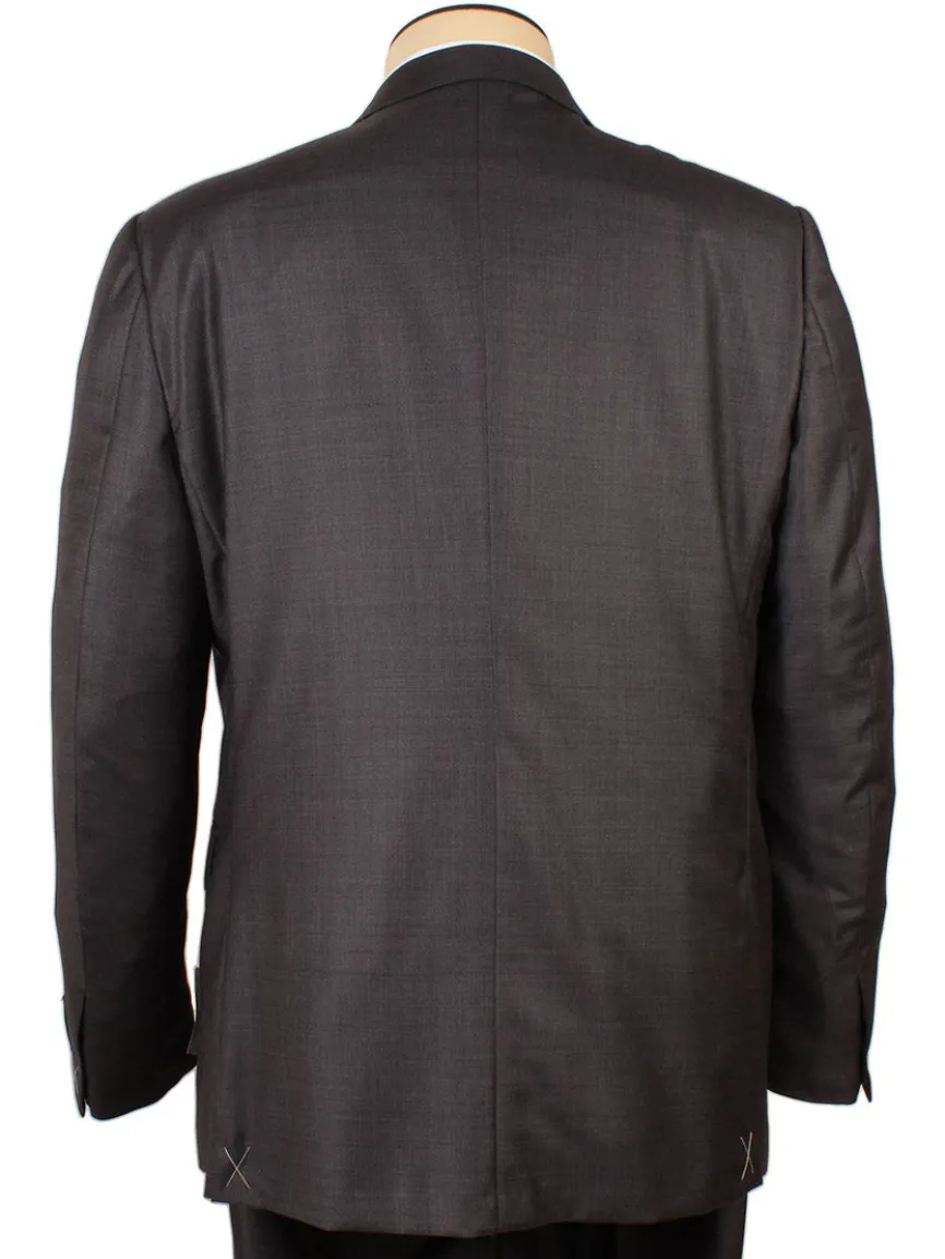 Zegna TicWeave Charcoal Trofeo™ Wool Suit